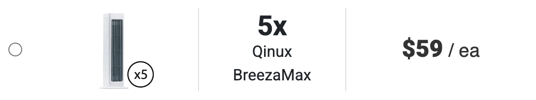 Five BreezaMax 50% discount Package