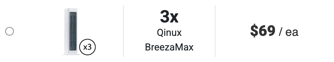 Triple BreezaMax 50% discount Package